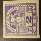 [Newspaper Stamps - Thin White Paper, type XBN]