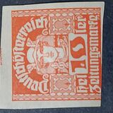 [Newspaper Stamps - Thin White Paper, type XBN6]