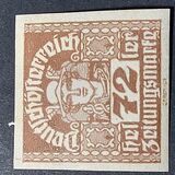 [Newspaper Stamps - Thin White Paper, type XBN14]