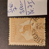 [Definitive Issues - Kangaroo and Map, प्रकार A6]