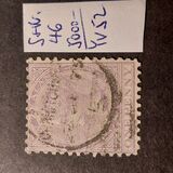 [Queen Victoria - Inscription "NEW ZEALAND POSTAGE" , Bluish paper, New Watermark, type C]