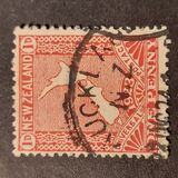[Map of New Zealand - Coated paper, प्रकार BF]