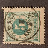 [Numerals in Circle - Different Perforation, type F13]
