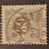 [Numerals in Circle - Different Perforation, type F19]