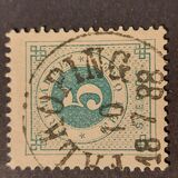 [Numerals in Circle - Blue Coach Horn on Back, type F24]