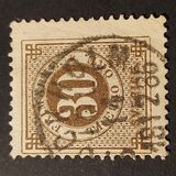 [Numerals in Circle - Blue Coach Horn on Back, type F28]
