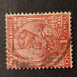 [King George V, 1865-1936 - Inscription "INDIA POSTAGE", type XAX]