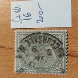 [Serie De La Rue. Cifra o effigie di Vittorio Emanuele II - Filigrana: Corona , Scrivi E]