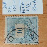 [As Number 15-19, Watermarked. K in WM 13 mm High, प्रकार D9]