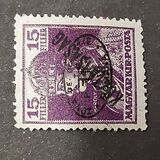 [Overprinted " Köztársaság", type Q2]