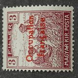 [Hungary Postage Stamps Overprinted "Occupation francaise", type D1]