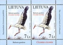 [National Bird of Lithuania - White Stork, тип ACY]