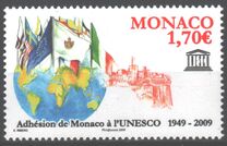 [The 60th Annieversary of Monaco's Membership of UNESCO, type DJE]