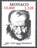 [The 100th Anniversary of the Birth of Andre Malraux - Writer, Tip CUP]