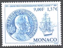 [The 30th Anniversary of Prince Albert Oceanography Prize, type CUV]