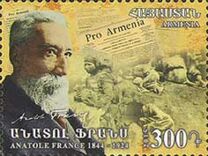 [The 100th Anniversary of the Armenian Genocide - Anatole France, 1844-1924, type AEB]