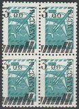 [Various Stamps of Russia Surcharged, type M]