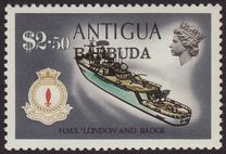 [Antigua Postage Stamp Overprinted "BARBUDA", typ CK]