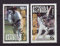 [Test Match at the Lord's Cricket Ground, London - Issues of 2000 of Antigua & Barbuda Overprinted "BARBUDA MAIL", type VN]