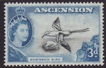 [Queen Elizabeth II and Views of Ascension, type AC]
