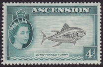[Queen Elizabeth II and Views of Ascension, type AD]