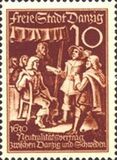 [The day of the Stamp - The 125th Anniversary of the Recovery of the Hanseatic City of Danzig to Prussia, typ CO]