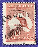 [Definitive Issues - Kangaroo and Map, प्रकार A1]