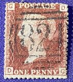 [Queen Victoria - Colored Control Letters in Corners, 类型 I]