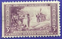 [The 300th Anniversary of the Arrival of French Explorer Jean Nicolet at Green Bay, Wisconsin, type IY]