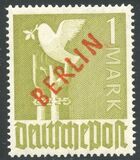 [BERLIN in Red Overprint on "Allied Occupation Zone" Stamps, тып B12]