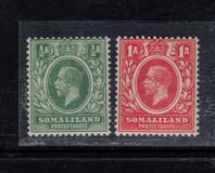 [King George V of the United Kingdom - Inscription "SOMALILAND PROTECTORATE", type E9]
