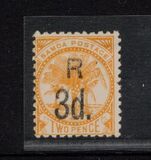 [Registered Mail - Number 19 Surcharged, տեսակ G1]