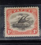 [Laketoi - Inscription "PAPUA". New Watermark - See Also No. 28-33, type B14]