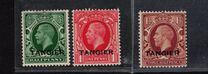 [King George V - Great Britain Stamps Overprinted "TANGIER", type B]