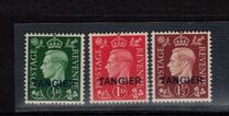 [King George VI - Great Britain Postage Stamps Overprinted "TANGIER", type F]