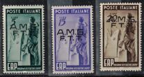 [ERP Help - Italy Postage Stamps Overprinted "A.M.G.F.T.T.", type O]