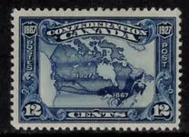 [The 60th Anniversary of the Founding of the Dominion of Canada, Inscription: "1867 Confederation 1927", type AV]