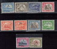 [No. 18 and 20-28 Overprinted New Values in Red or Black, タイプ M]