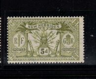 [Weapons and Totem Poles - British-French Joint Issue, type F4]