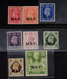 [King George VI - Great Britain Postage Stamps Overprinted "E.A.F.", type A]