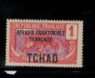 [No. 1-18 Overprinted "AFRIQUE EQUATORIALE FRANCAISE", type D]