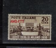 [The 28th Milan Trade Fair - Italy Postage Stamp Overprinted "AMG-FTT", type AB]