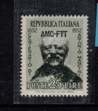 [The 100th Anniversary of Antonio Mancini - Italy Postage Stamp Overprinted "AMG-FTT", Tipo CA]