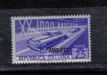[The 20th 1000-Mile Auto Race - Italy Postage Stamp Overprinted "AMG-FTT", type CF]