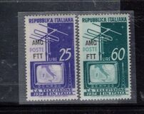 [Introduction of Television - Italy Postage Stamps Overprinted "AMG FTT", タイプ CS]