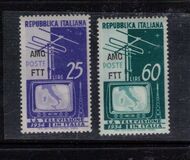 [Introduction of Television - Italy Postage Stamps Overprinted "AMG FTT", Tip CS]