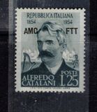 [The 100th Anniversary of the Birth of Alfredo Catalini - Italy Postage Stamp Overprinted "AMG FTT", Tip CX]