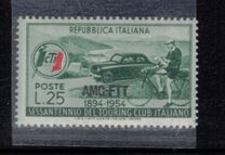 [The 60th Anniversary of the Italian Touring Club - Italy Postage Stamp Overprinted "AMG-FTT", type CZ]