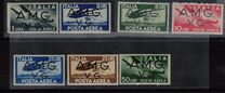 [Airmail - Italian Stamps Overprinted "A.M.G.V.G.", Tipi A25]