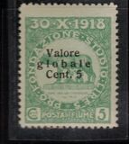 [No. 49-60 Overprinted "Valore globale" in 2 Types. Type I: 1919, Thin Overprint. Type II: 1920, Thick Overprint, тып AN1]